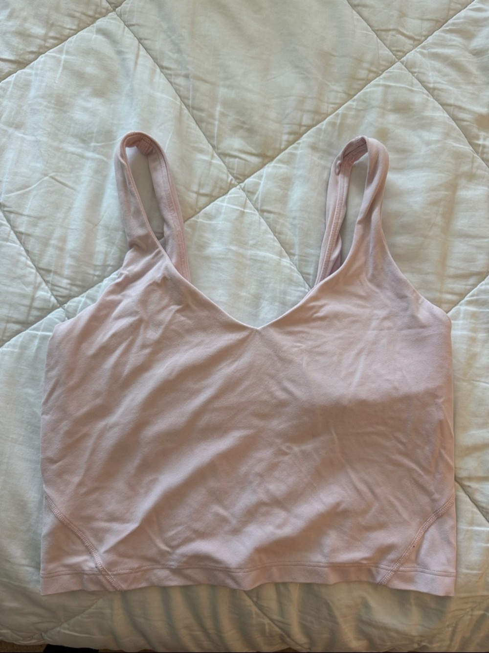 lululemon athletica Light Pink Tank Top